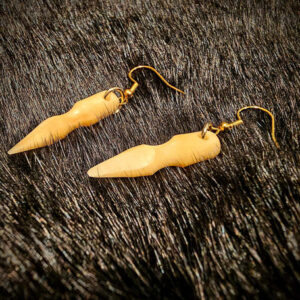 Elk Bone Spear Earrings | Gungnir
