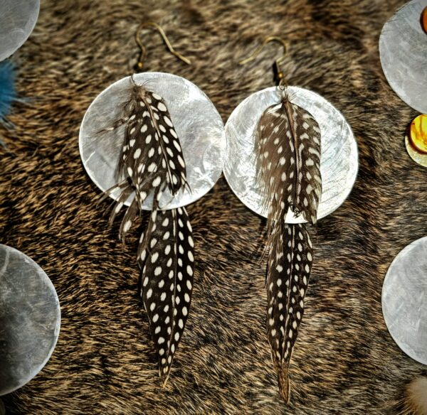 Shell | Fur | Feather | Bead Earrings | Various Colors & Styles - Image 7